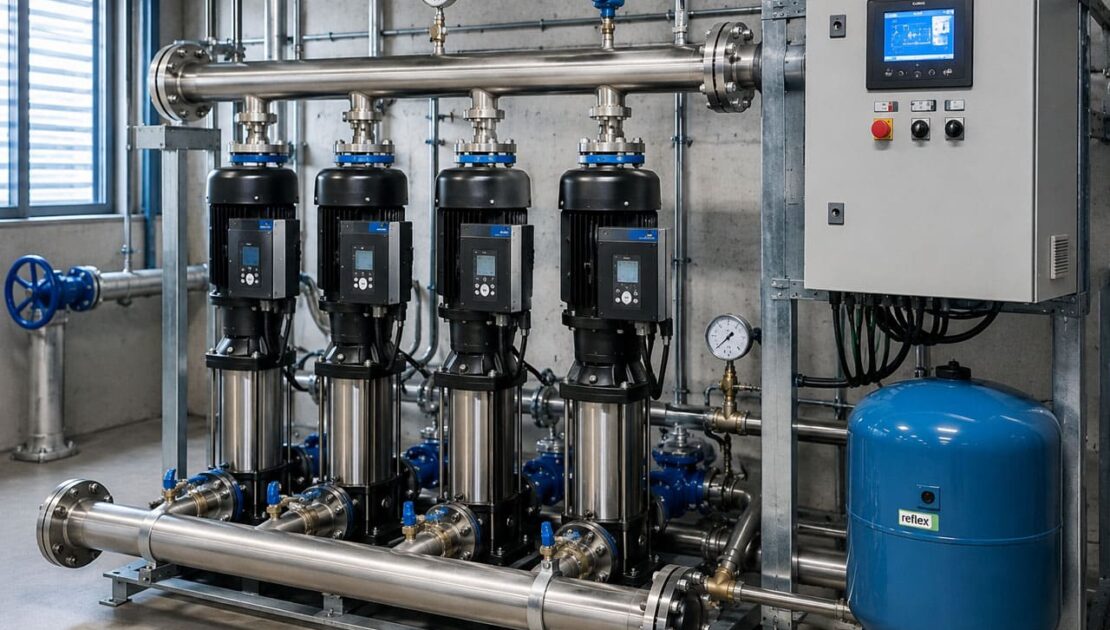 Come funzionano i gruppi di pressurizzazione acqua