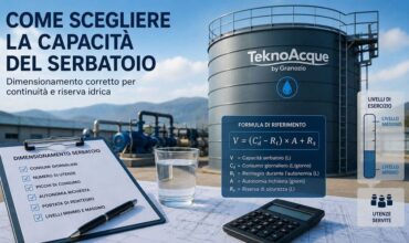 Come scegliere la capacità del serbatoio acqua in Campania